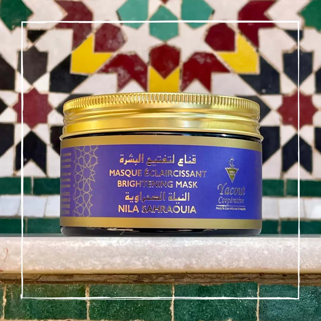 mascarilla de nila azul