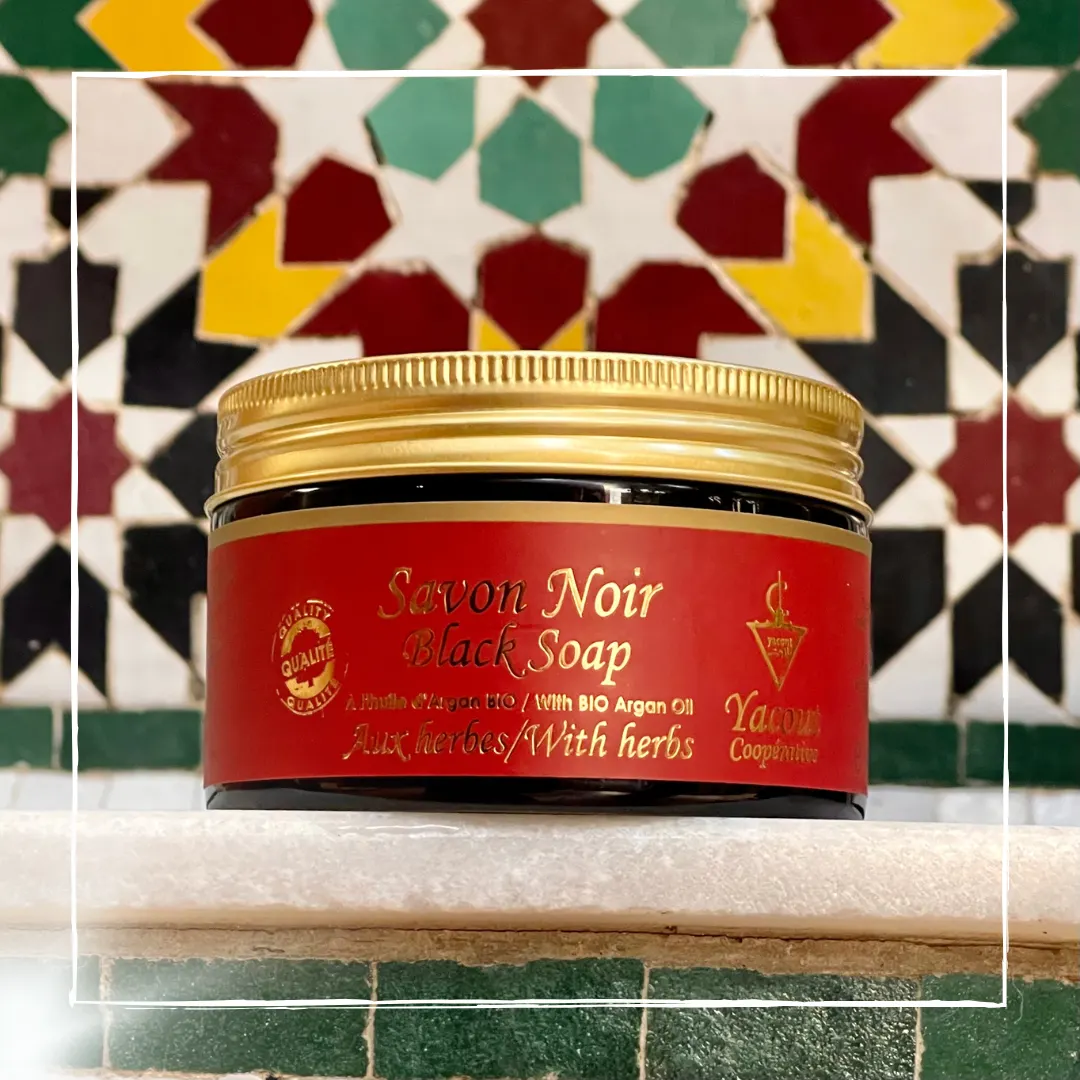 Jabón Negro Marroquí con Hierbas