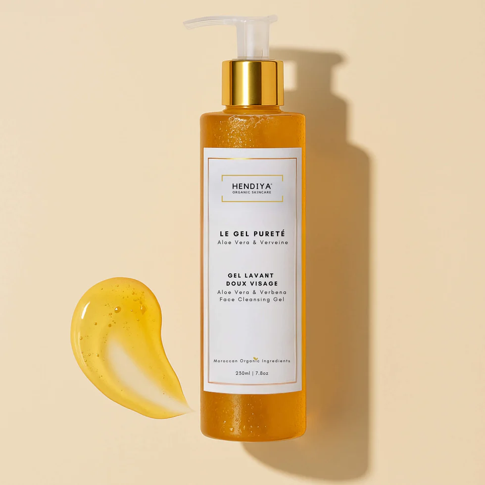Gel Limpiador Facial Suave, Argán, Aloe Vera y Verbena
